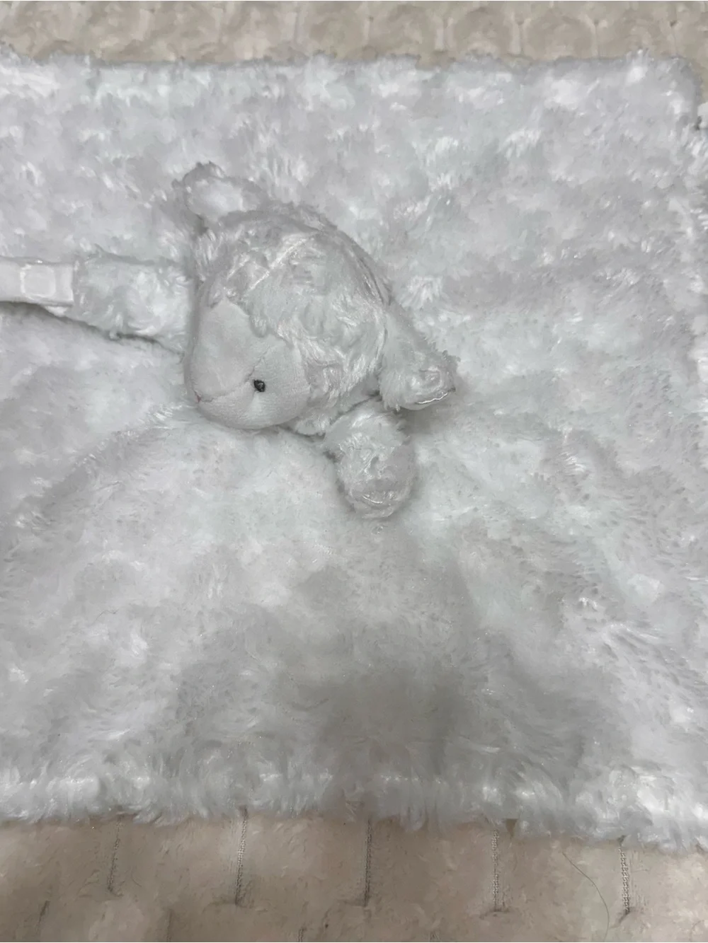 Carter's White Plush Lamb Lovey